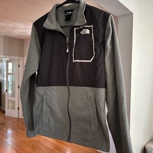 The North Face Kids Black and Gray Hoodie